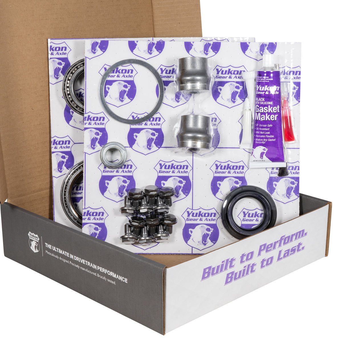 Yukon Ring & Pinion Gear Kit Front & Rear for Toyota 8.2/8IFS Diff (w/Factory Locker) 4.88 Ratio - YGKT008-488LOC-4