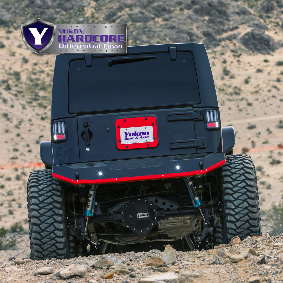 Yukon Hardcore Nodular Iron Cover for 2018 Jeep Wrangler JL Rear Dana 35 - YHCC-D35JL