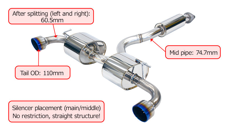 HKS Super Turbo Muffler GR Yaris - 31029-AT017