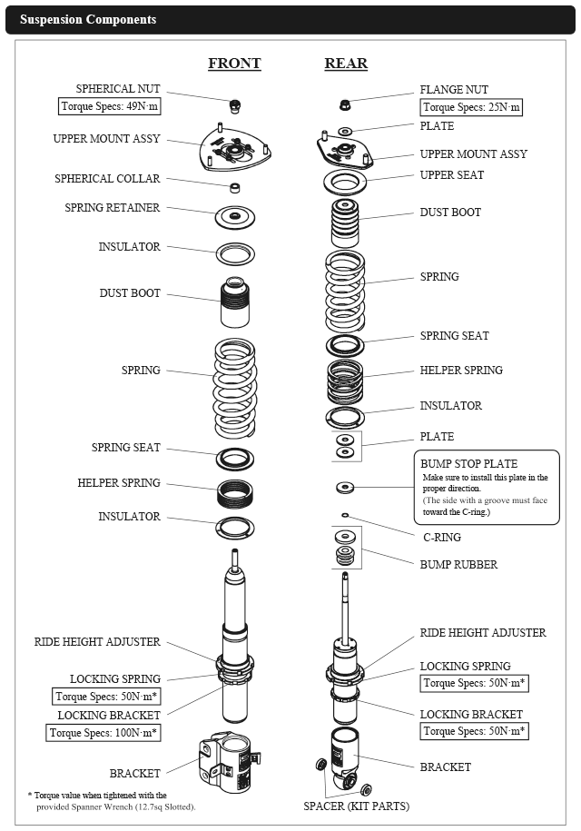 HKS - Hipermax S Front Pillow Ball Full Kit for WRX STI (2015-2021) - 80330-AF009P