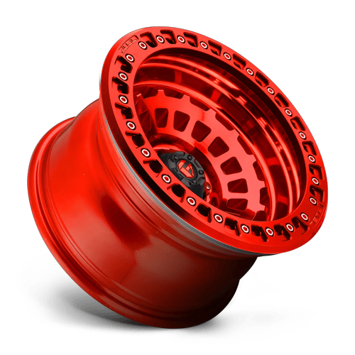 Fuel Off-Road Aluminum Wheels 17X9 Zephyr Beadlock D100 Candy Red