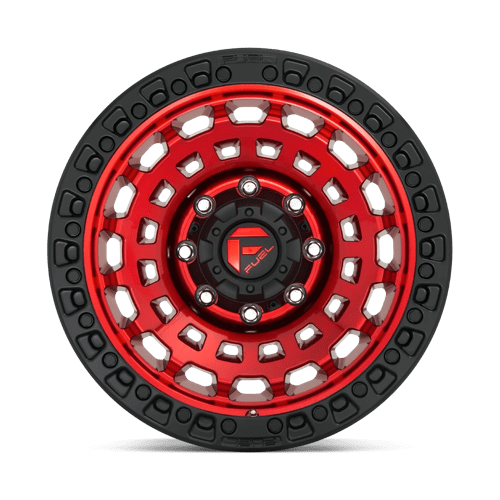 Fuel Off-Road D632 17X9 Candy Red W/ Black Bead Ring 8x165.1 -12mm