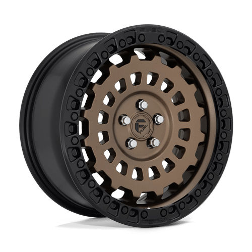 Fuel Off-Road Aluminum Wheels 17X8 Zephyr D634 Matte Bronze Black Bead Ring