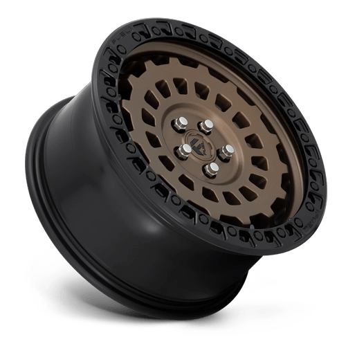 Fuel Off-Road Aluminum Wheels 17X8 Zephyr D634 Matte Bronze Black Bead Ring
