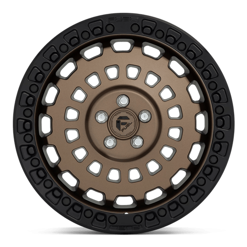 Fuel Off-Road Aluminum Wheels 17X8 Zephyr D634 Matte Bronze Black Bead Ring