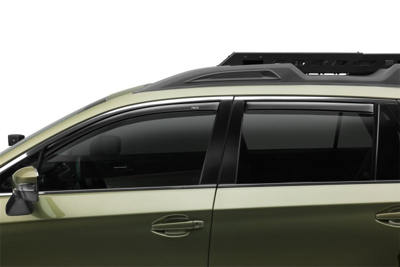 AVS 19-24 Subaru Ascent Ventvisor Front &amp; Rear Window Deflectors 4pc - Smoke - 194250