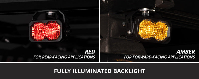 Diode Dynamics C2 2.0 Combo/Driving White Pro Standard LED Pod (Pair) - DD8104P