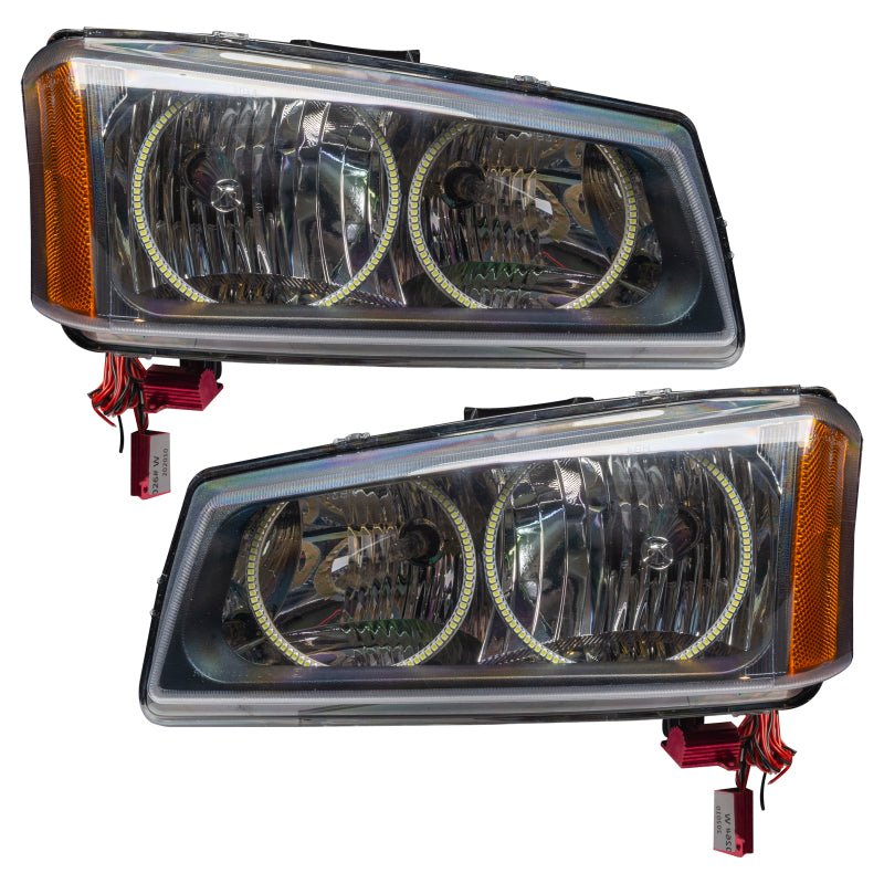 Oracle Lighting 03-06 Chevrolet Silverado Pre-Assembled LED Halo Headlights -Blue SEE WARRANTY - 7197-002