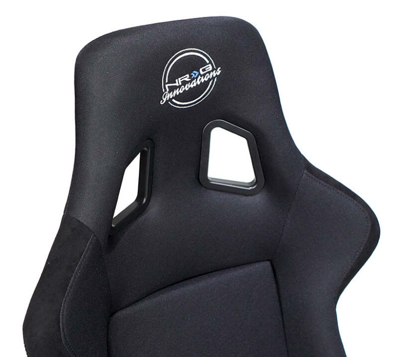 NRG FRP Bucket Seat Black - X Large - FRP-304BK-NRG - close-up view 2 3 4