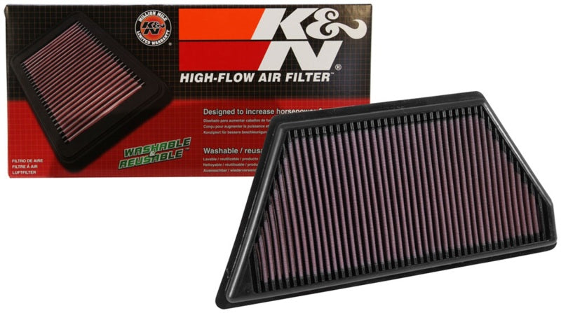 K&amp;N 16-17 Cadillac CT6 V6-3.6L F/l Drop In Air Filter - 33-5055