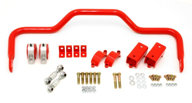 BMR 64-72 A-Body w/ 3in Axles Rear Solid 1.375in Xtreme Anti-Roll Bar Kit - Red - XSB006R