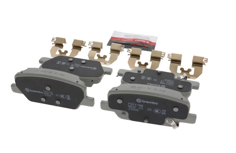 Brembo OE 20-24 Hyundai Palisade/19-20 Santa Fe/20-24 Kia Telluride PRIME Ceramic Brake Pad - Rear - P30118N