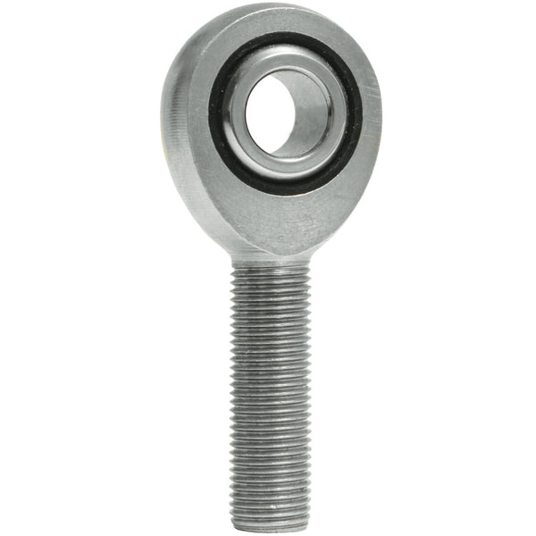 QA1 N Series Injection Molded Rod End - Male/Left Hand - .25in Bore x 1/4-28 - Carbon Steel - NML4 by QA1 - front view