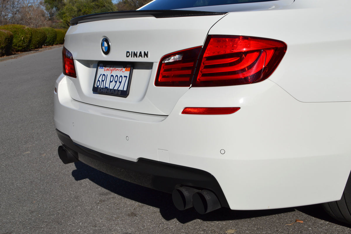 Dinan - Free Flow Axle-Back Exhaust - 2011-2016 BMW 550i - D660-0036-BLK