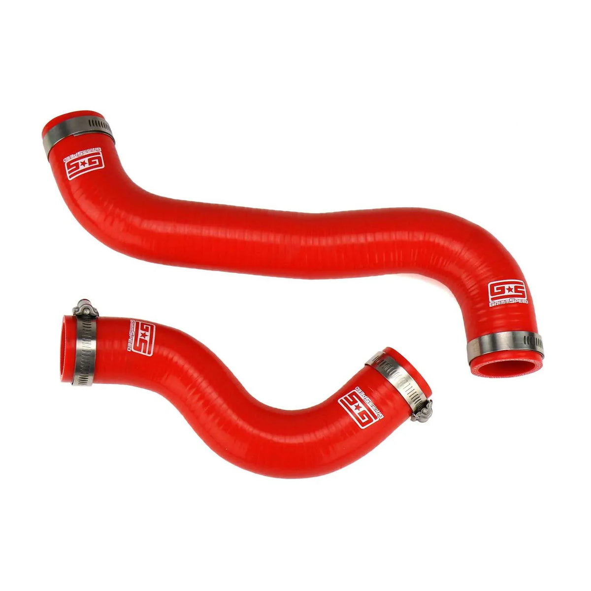 GrimmSpeed 15-17 Subaru WRX / 14-17 Subaru Forester XT Radiator Hose Kit - Black - GRM405324