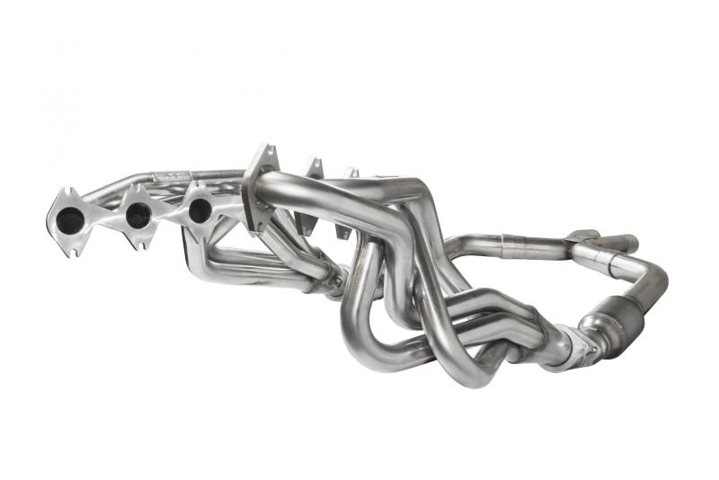 Kooks 05-10 Ford Mustang GT Manual 1 5/8in x 2 1/2in SS Long Tube Headers and OEM Catted SS X Pipe - 1131H020