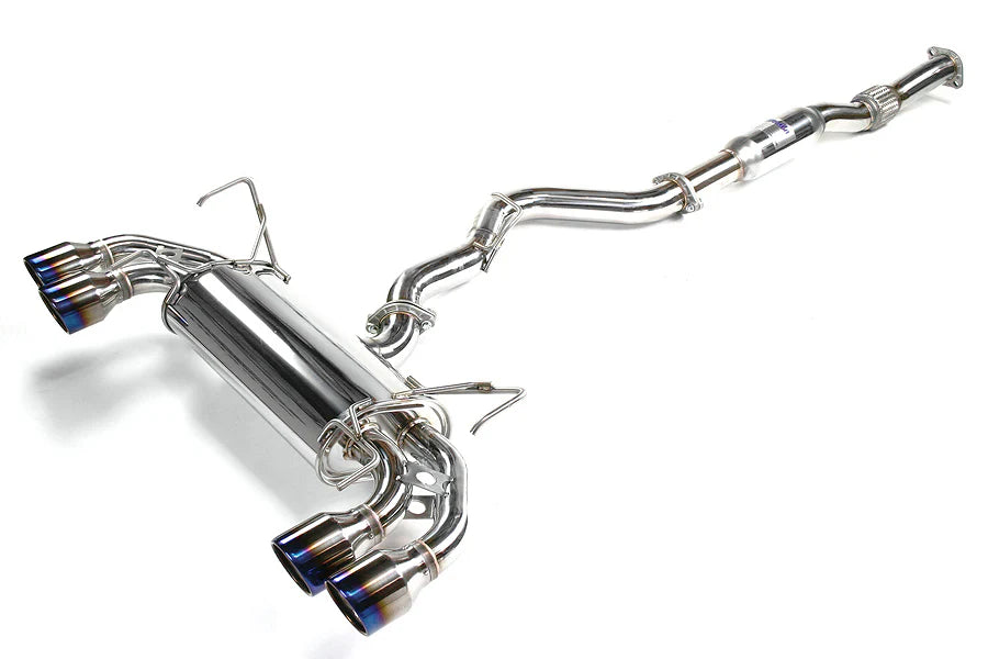 Invidia 08-11 STi Hatch / 11 WRX Hatch Dual Q300 Titanium Tip Cat-back Exhaust