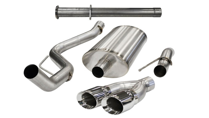 Corsa 2011-2014 Ford F-150 Raptor 6.2L V8 133in Wheelbase Polished Xtreme Cat-Back Exhaust - 14759
