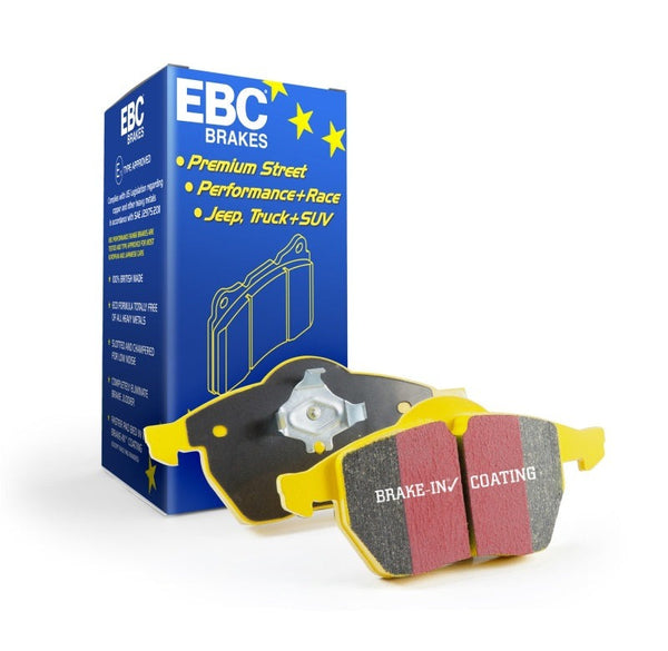 EBC 2018+ Honda Accord EX Sedan 1.5L Turbo Yellowstuff Rear Brake Pads - DP43090R for 2018-2026 Honda Accord - front view
