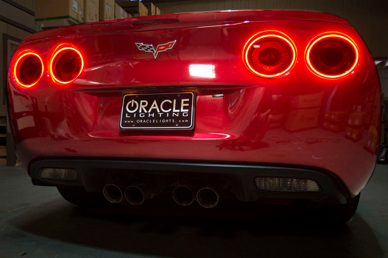 Oracle Chevy Corvette C6 05-13 LED Waterproof Afterburner Kit - Red SEE WARRANTY - 1295-003