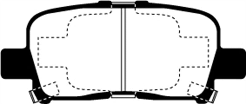 EBC 00-02 Acura MDX 3.5 Ultimax2 Rear Brake Pads - UD865 for 2001-2006 Acura MDX - detail view