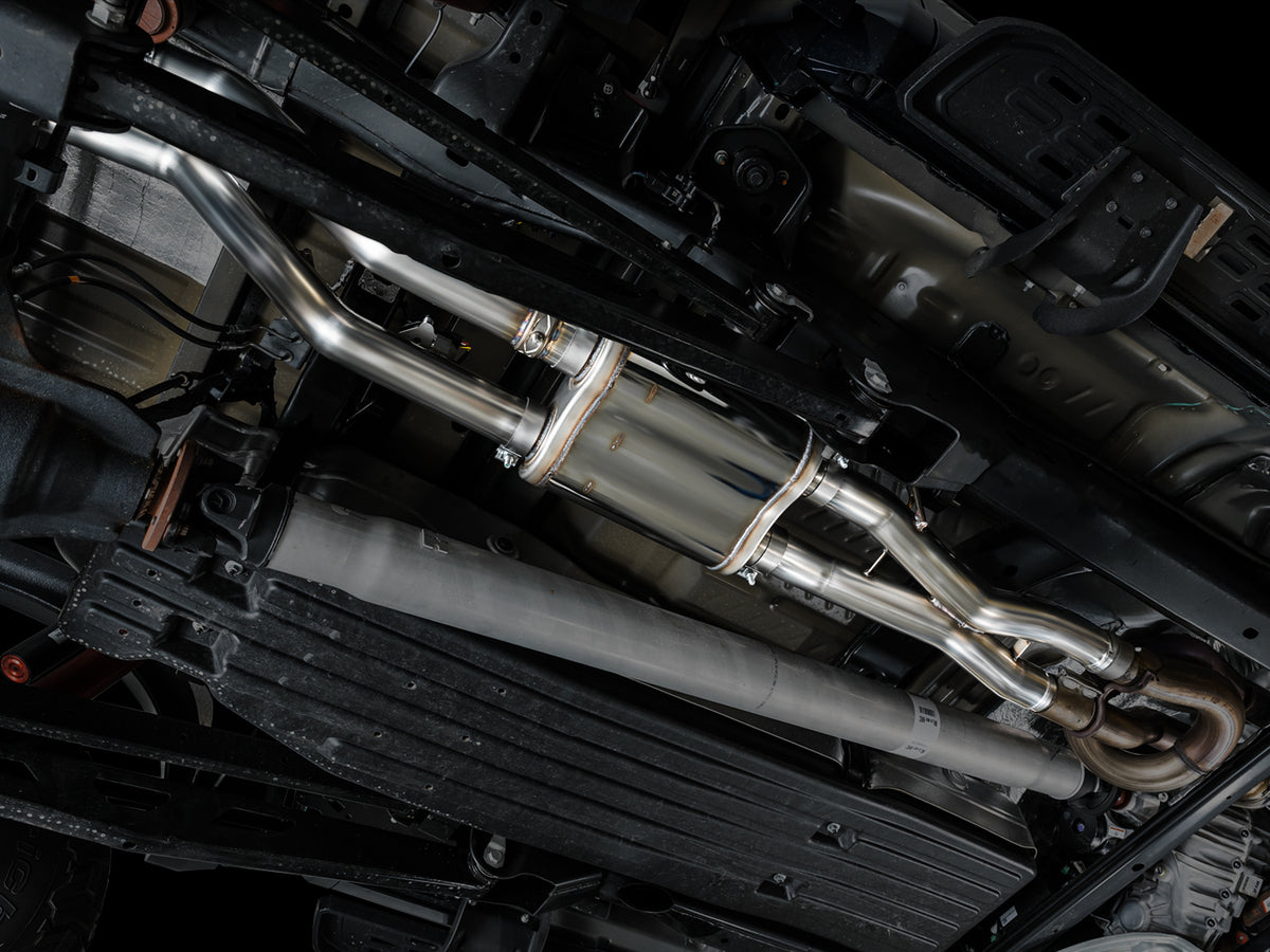 AWE Gen 3 Ford Raptor SwitchPath Exhaust  - Diamond Black Tips - 3025-33356