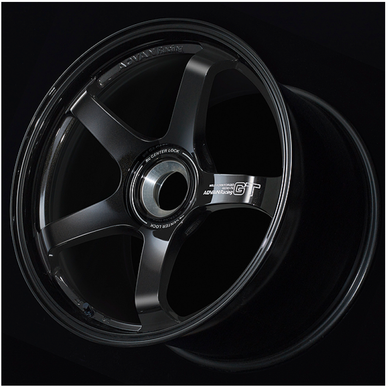 Advan GT Beyond 18x12 +25 5x114.3 Racing Titanium Black Wheel - YAQB8O25ETB