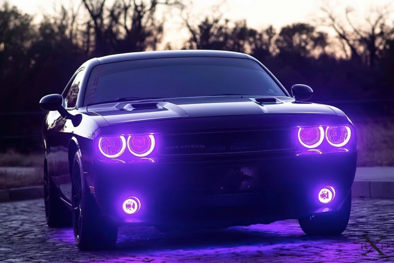 Oracle 0814 Dodge Challenger Dynamic Surface Mount Headlight/Fog Light Halo Kit COMBO  SEE WARRANTY - 1458-332
