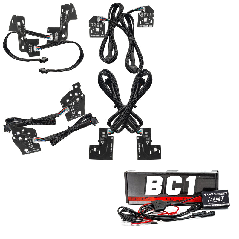 Oracle 19-21 RAM 1500 RGB+W Headlight DRL Kit Reflector LED - w/ BC1 Controller SEE WARRANTY - 1281-335