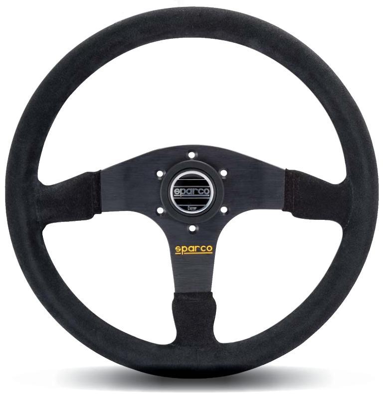 Sparco Strwhl 375 Suede Black - 015R375PSN