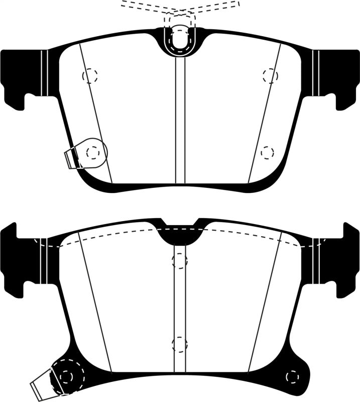 EBC 2016+ Chrysler Pacifica (RU) 3.6L Ultimax2 Rear Brake Pads - UD1901