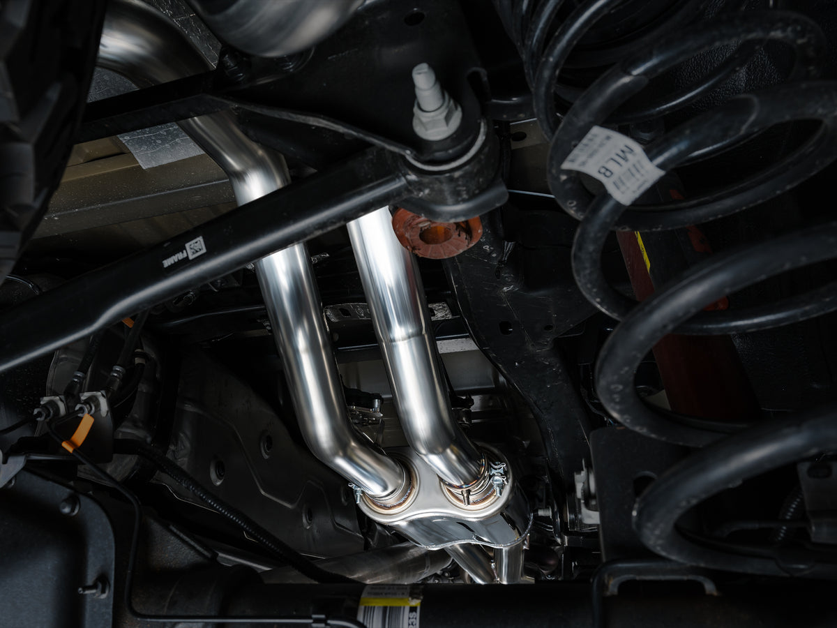 AWE Gen 3 Ford Raptor SwitchPath Exhaust  - Diamond Black Tips - 3025-33356