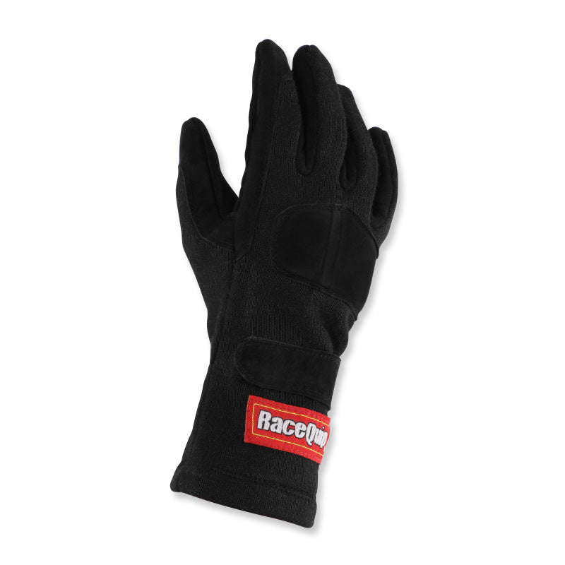 RaceQuip Black 2-Layer SFI-5 Glove - XSmall - 355001RQP