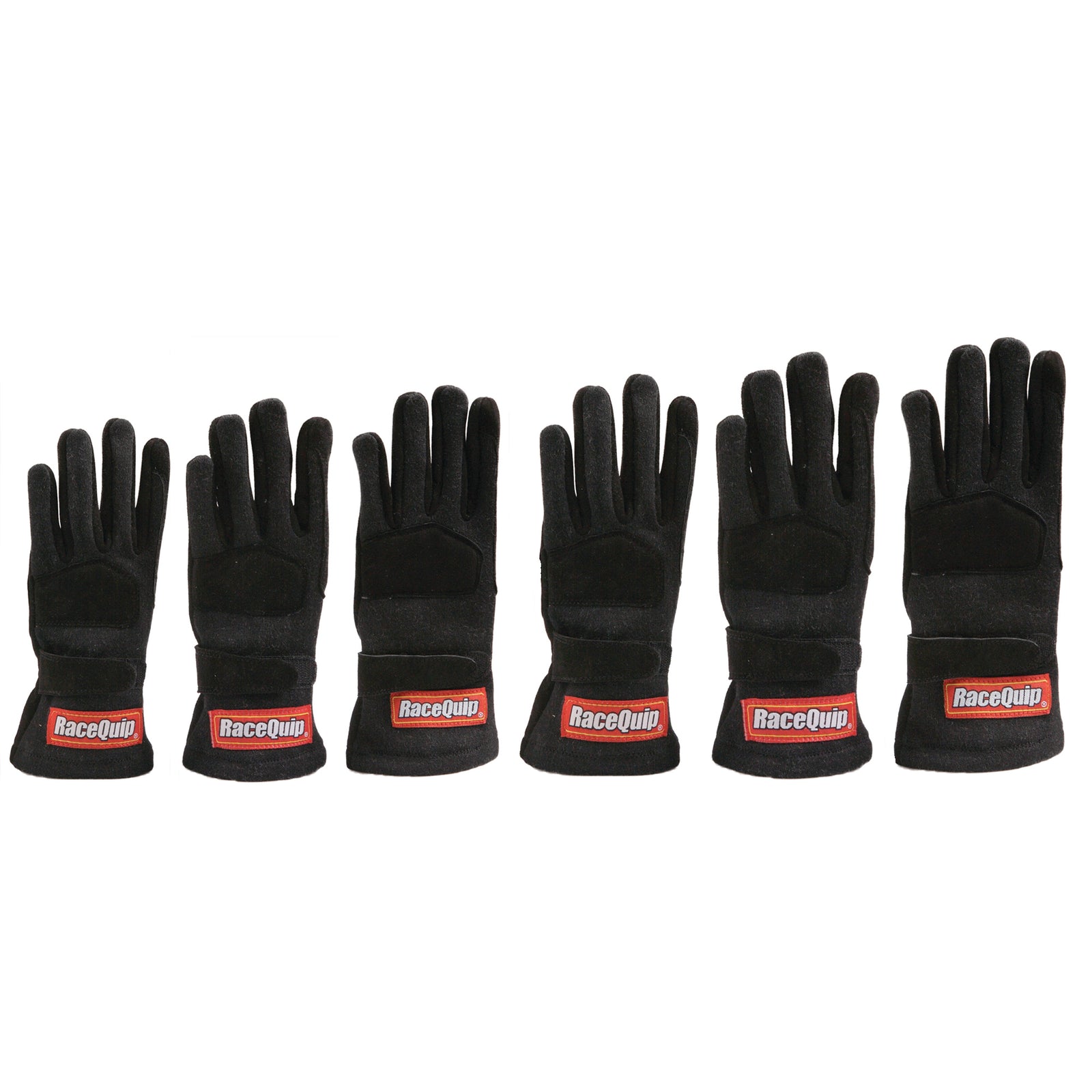 RaceQuip Black 2-Layer SFI-5 Glove Kid - Medium K9
