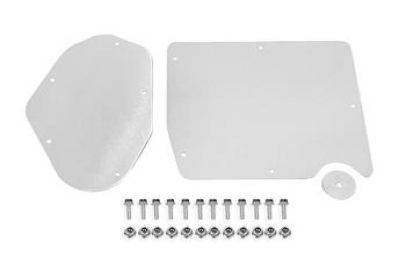 BMR 15-20 Ford Mustang A/C &amp; Heater Delete Panel (Aluminum) - Bare - ACD761