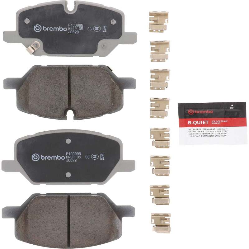 Brembo OE 20-24 Cadillac CT5/XT4/22-24 Chevy Camaro/2021 GMC Terrain Ceramic Brake Pad - Front - P10099N