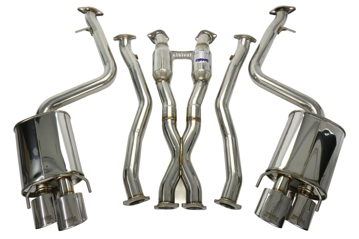 Invidia 14+ Lexus RCF Q300H w/ Rolled Stainless Steel Tips Cat-Back Exhaust