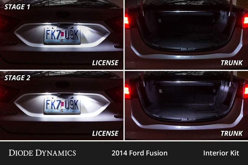 Diode Dynamics 13-20 d Fusion Interior LED Kit Cool White Stage 1 - DD0543 by Diode Dynamics - installed view