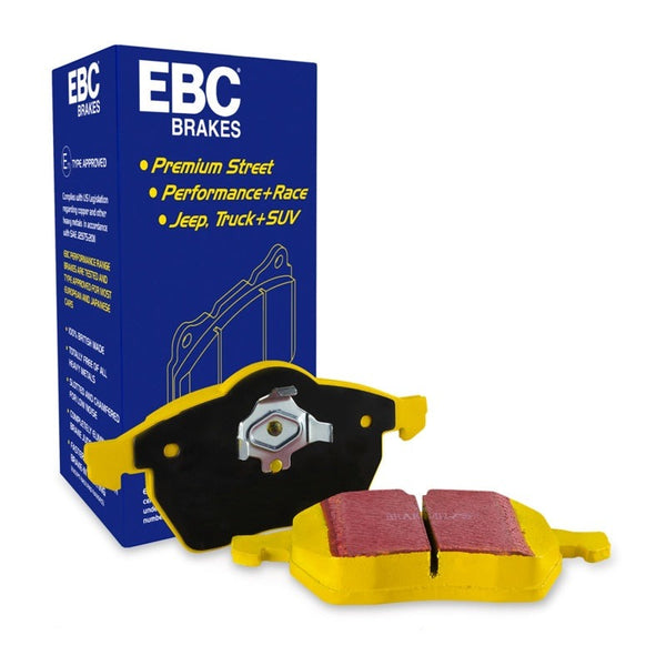 EBC 2019+ Ford Explorer ST 3.0TT Yellowstuff Rear Brake Pads - DP43120R for 2020-2026 Ford Explorer - front view