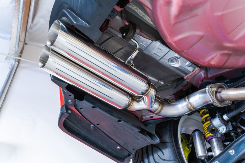 Remark 2015+ Subaru WRX/STI VA Boso Edition Axle Back Exhaust w/ Stainless Steel Single Wall Tip - RO-TSVA-SL