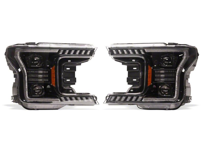 Raxiom 18-20 Ford F-150 LED Halo Surround Headlights with White DRL- Black Housing- Clear Lens - T583569 - close-up view 7