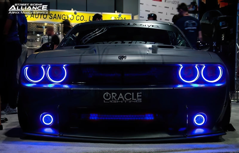 Oracle 0814 Dodge Challenger Dynamic Surface Mount Headlight/Fog Light Halo Kit COMBO  SEE WARRANTY - 1458-332