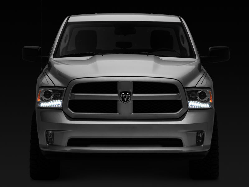 Raxiom 09-18 Dodge RAM 1500 LED Halo Headlights w/ Swtchbck Turn Signals- Chrome Hsng (Clear Lens) - R111519