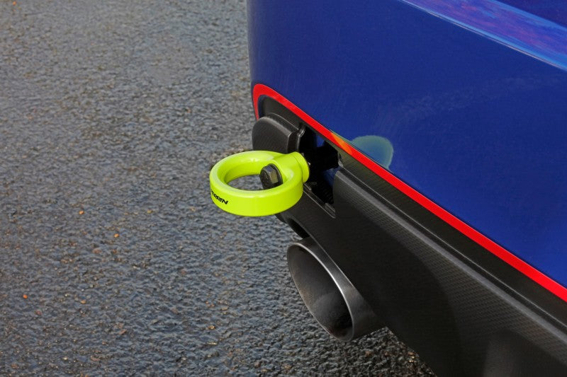 Perrin 13-24 Subaru BRZ / FRS / G86 Tow Hook Kit (Rear) - Neon Yellow - PSP-BDY-255NY