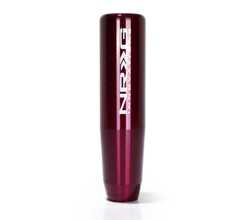 NRG Universal Shift Knob - Heavy Weight - Dark Purple Long Shifter - SK-480PP - close-up view 2
