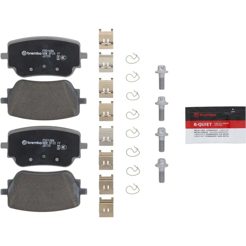 Brembo 21-22 Mercedes-Benz CLA35 AMG/GLB35 AMG/GLA35 AMG/A35 AMG/CLA45 AMG Rear NAO Brake Pad - P50148N