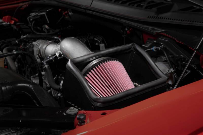K&N 18-24 Ford F150 3.3L V6 Performance Air Intake System w/ Red Air Filter - 77-2619KC for 2018-2025 Ford F 150 - installed 