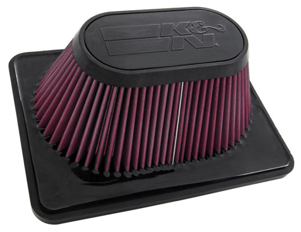 K&N 05-06 Toyota Tundra / Sequoia V8-4.7L Replacement Drop In Air Filter (For P/N 57-9027) - E-3034 for 2005-2006 Toyota Sequ