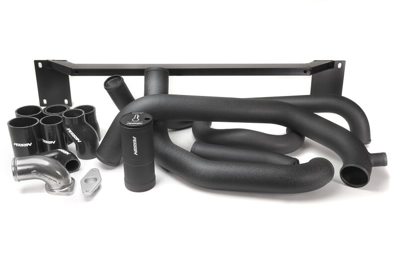 PERRIN 08-14 Subaru WRX Front Mount Intercooler Boost Tube Kit - Black - PSP-ITR-436-3BK