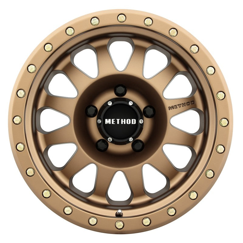 Method MR304 Double Standard 17x8.5 0mm Offset 5x5.5 108mm CB Method Bronze Wheel - MR30478555900